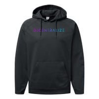 Decentralize Crypto Web3 Blockchain Performance Fleece Hoodie