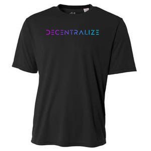 Decentralize Crypto Web3 Blockchain Cooling Performance Crew T-Shirt