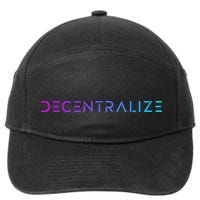 Decentralize Crypto Web3 Blockchain 7-Panel Snapback Hat