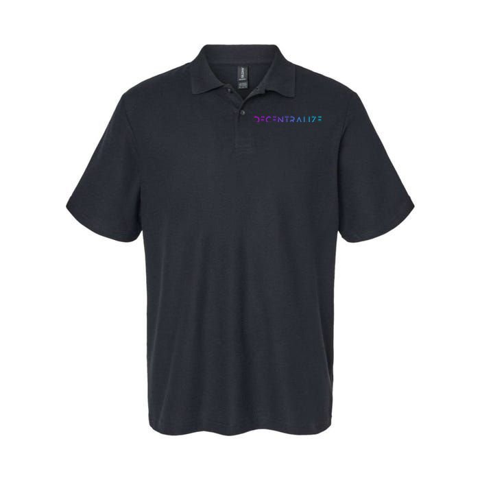 Decentralize Crypto Web3 Blockchain Softstyle Adult Sport Polo