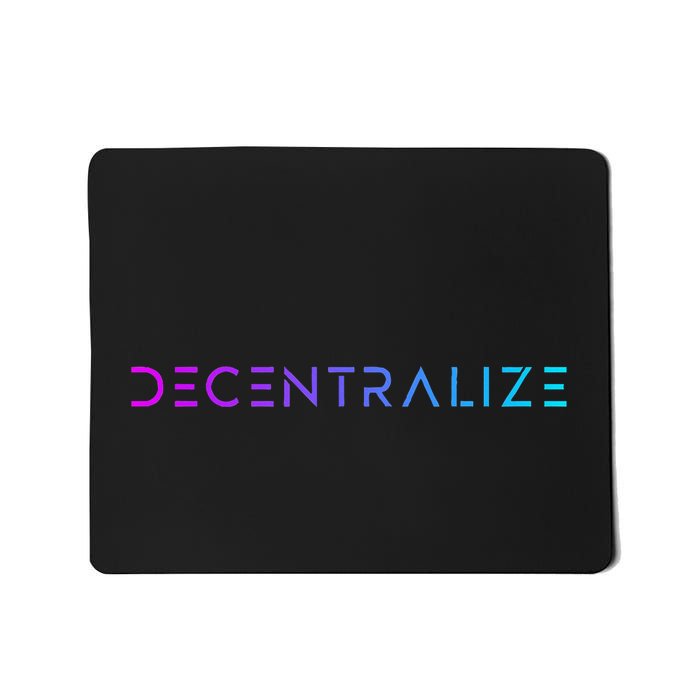 Decentralize Crypto Web3 Blockchain Mousepad