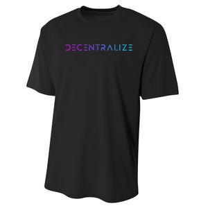 Decentralize Crypto Web3 Blockchain Performance Sprint T-Shirt