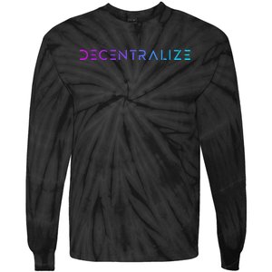 Decentralize Crypto Web3 Blockchain Tie-Dye Long Sleeve Shirt