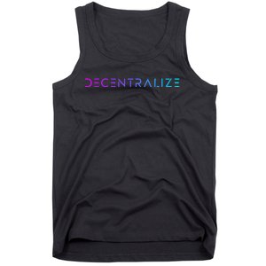 Decentralize Crypto Web3 Blockchain Tank Top