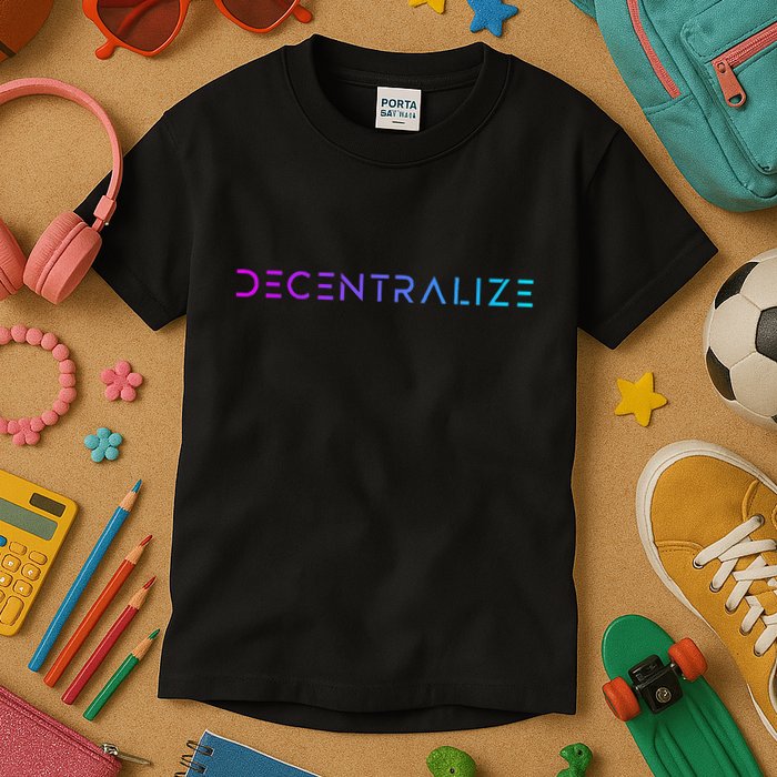 Decentralize Crypto Web3 Blockchain Kids T-Shirt