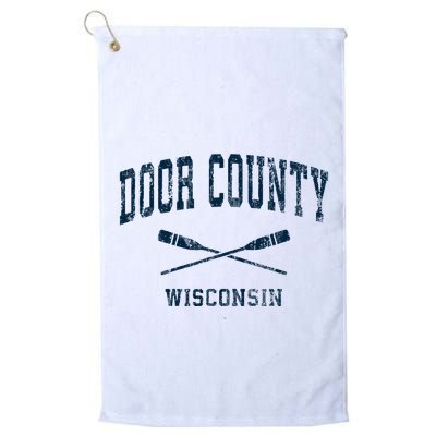 Door County Wisconsin Vintage Nautical Paddles Sports Oars Golf Towel