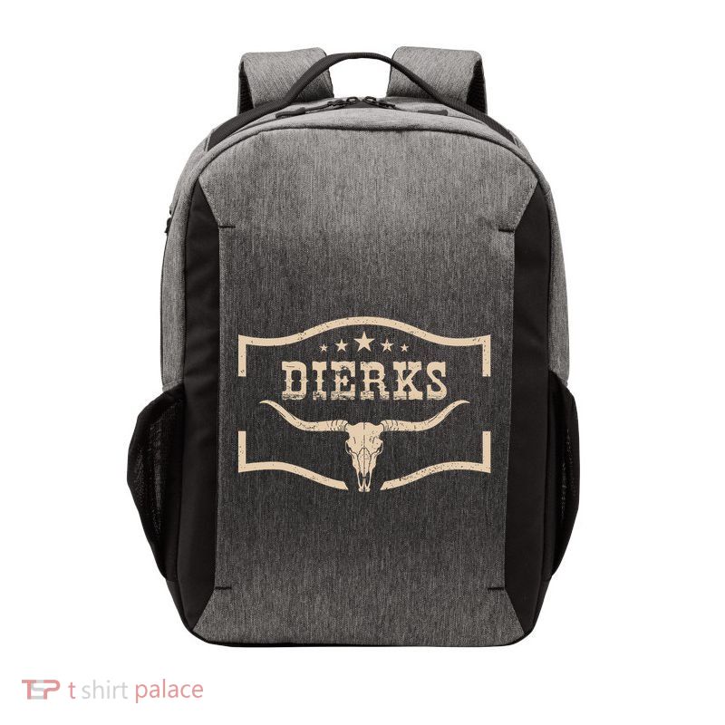 Dierks Cowboy Wild West Personalized, Dierks Birthday Idea Vector Backpack