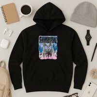 Dazed Cat With Glasses Hoodie