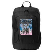 Dazed Cat With Glasses City Backpack
