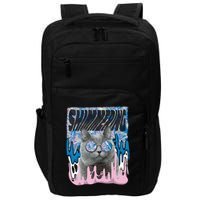 Dazed Cat With Glasses Impact Tech Backpack