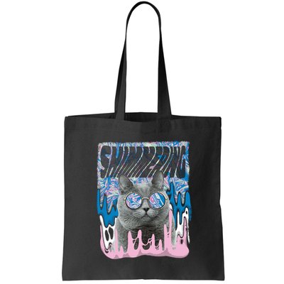 Dazed Cat With Glasses Bag