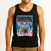 Dazed Cat With Glasses Tank Top