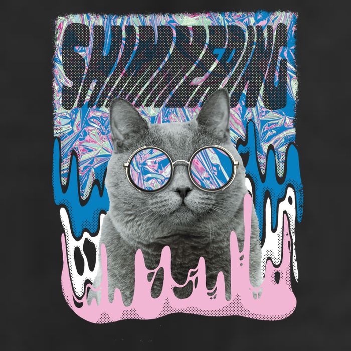 Dazed Cat With Glasses Golf Towel