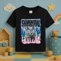 Dazed Cat With Glasses Toddler T-Shirt