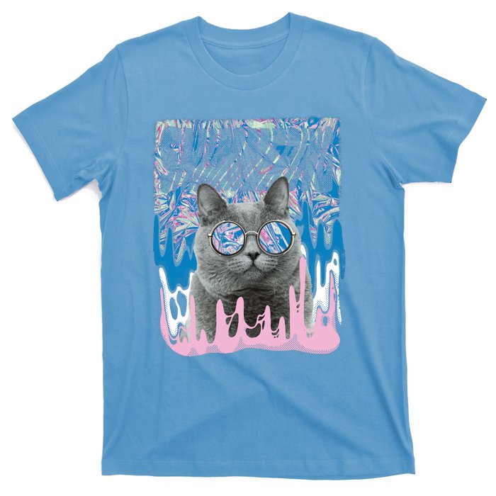 Dazed Cat With Glasses T-Shirt