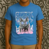 Dazed Cat With Glasses T-Shirt
