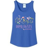 Door County Wisconsin Wildflowers Summer Vacation Souvenir Gift Ladies Essential Tank