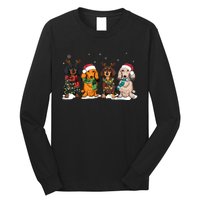 Dachshund Christmas Weiner Dog Christmas Pajamas For Women Long Sleeve Shirt