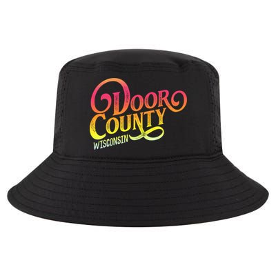 Door County Wisconsin Tourist Design Adults And Kids Souvenir Gift Cool Comfort Performance Bucket Hat