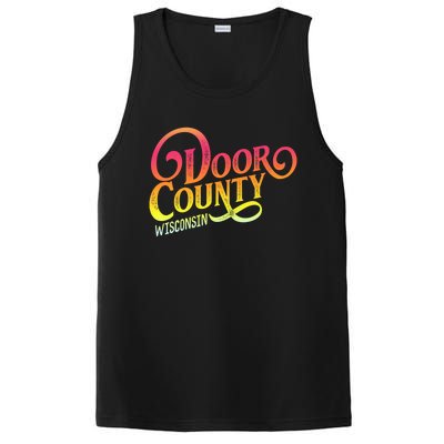 Door County Wisconsin Tourist Design Adults And Kids Souvenir Gift PosiCharge Competitor Tank