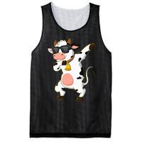 Dabbing Cow Wearing Sunglasses Dab Dance Kids Mesh Reversible Basketball Jersey Tank