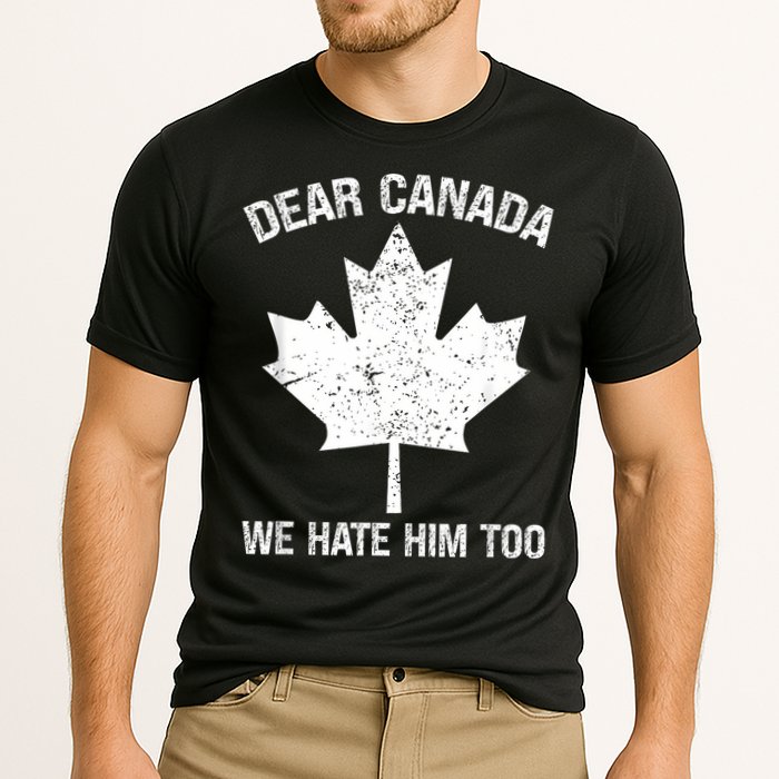 Dear Canada We Hate Him Too Political Protest - Red Cooling Performance Crew T-Shirt