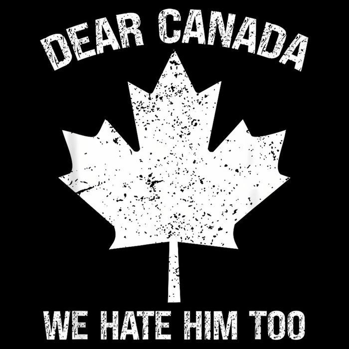 Dear Canada We Hate Him Too Political Protest - Red Impact Tech Backpack