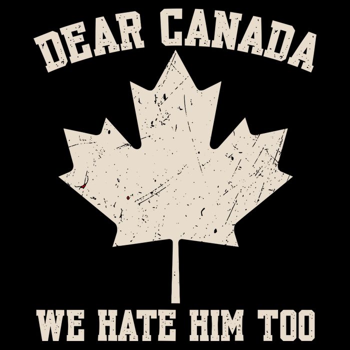 Dear Canada We Hate Him Too Anti Trump Performance Shirt