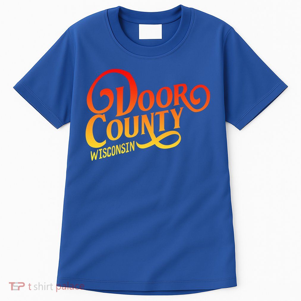 Door County Wisconsin Tourist Design Adults And Kids Souvenir Gift Tall T-Shirt