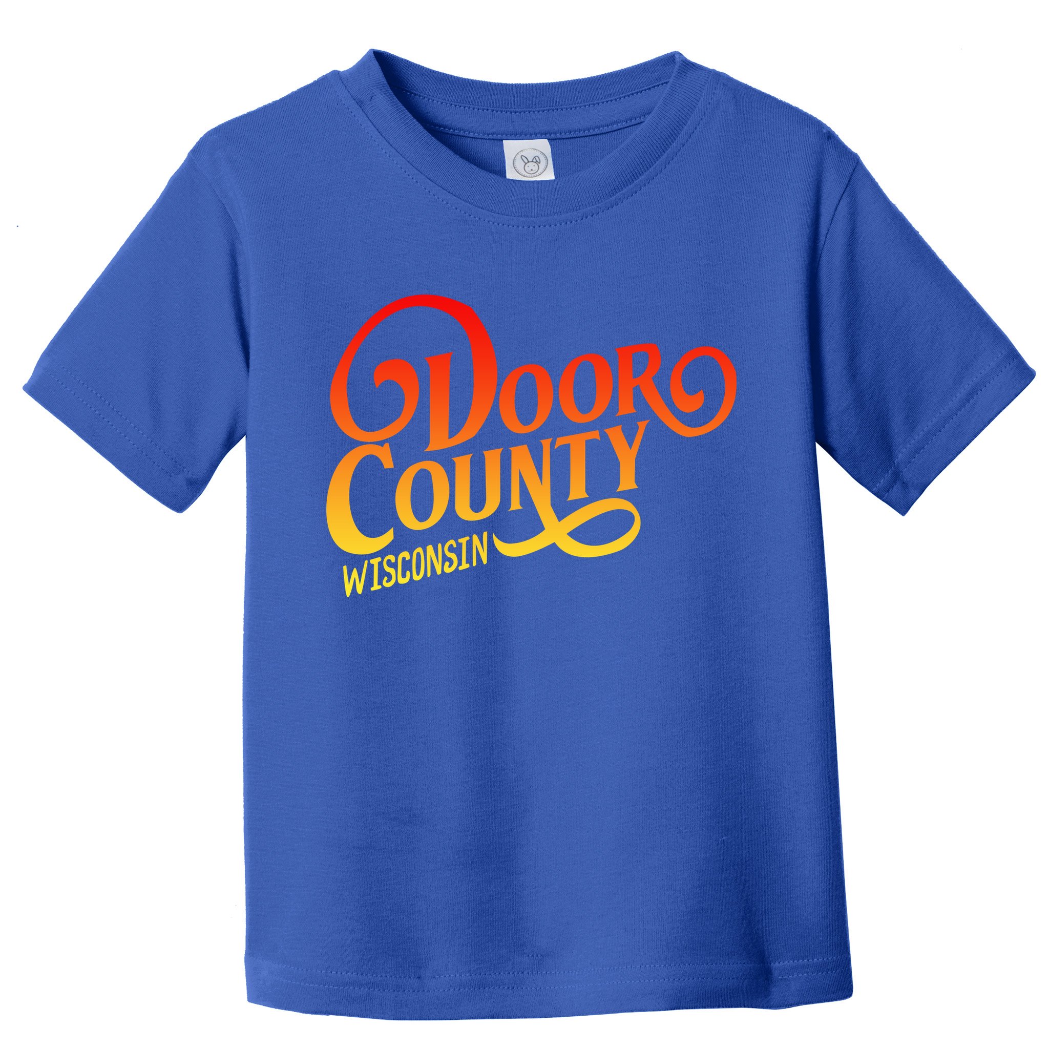 Door County Wisconsin Tourist Design Adults And Kids Souvenir Gift Toddler T-Shirt
