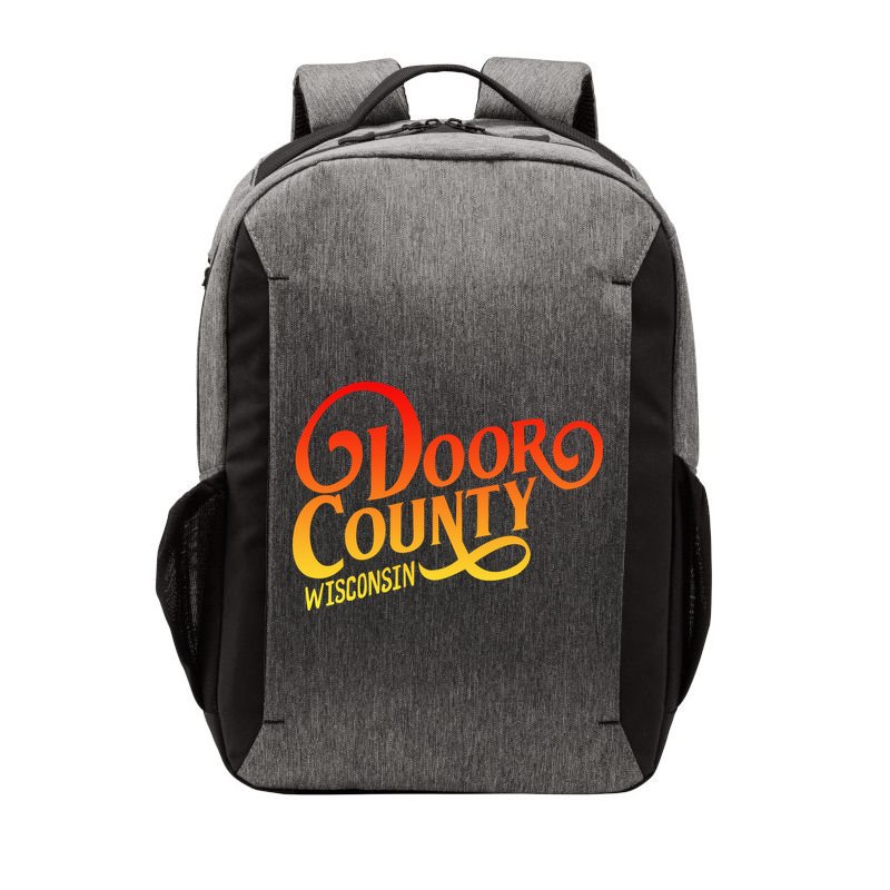 Door County Wisconsin Tourist Design Adults And Kids Souvenir Gift Vector Backpack
