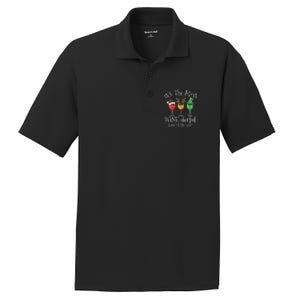 Drunk Christmas Wine Xmas Alcohol Funny Gift PosiCharge RacerMesh Polo