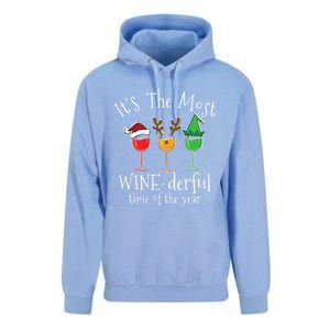 Drunk Christmas Wine Xmas Alcohol Funny Gift Unisex Surf Hoodie