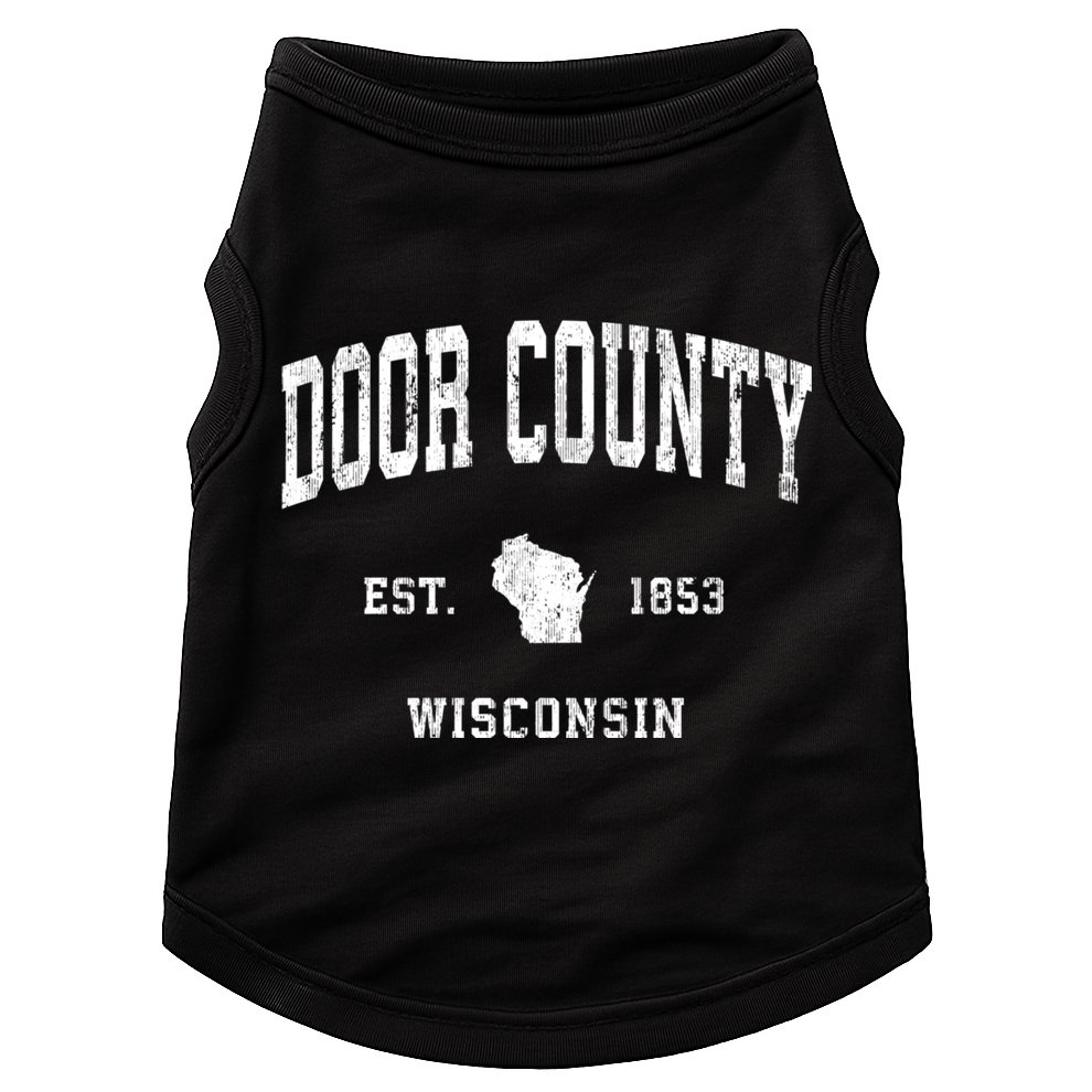 Door County Wisconsin Wi Vintage Athletic Doggie Tank