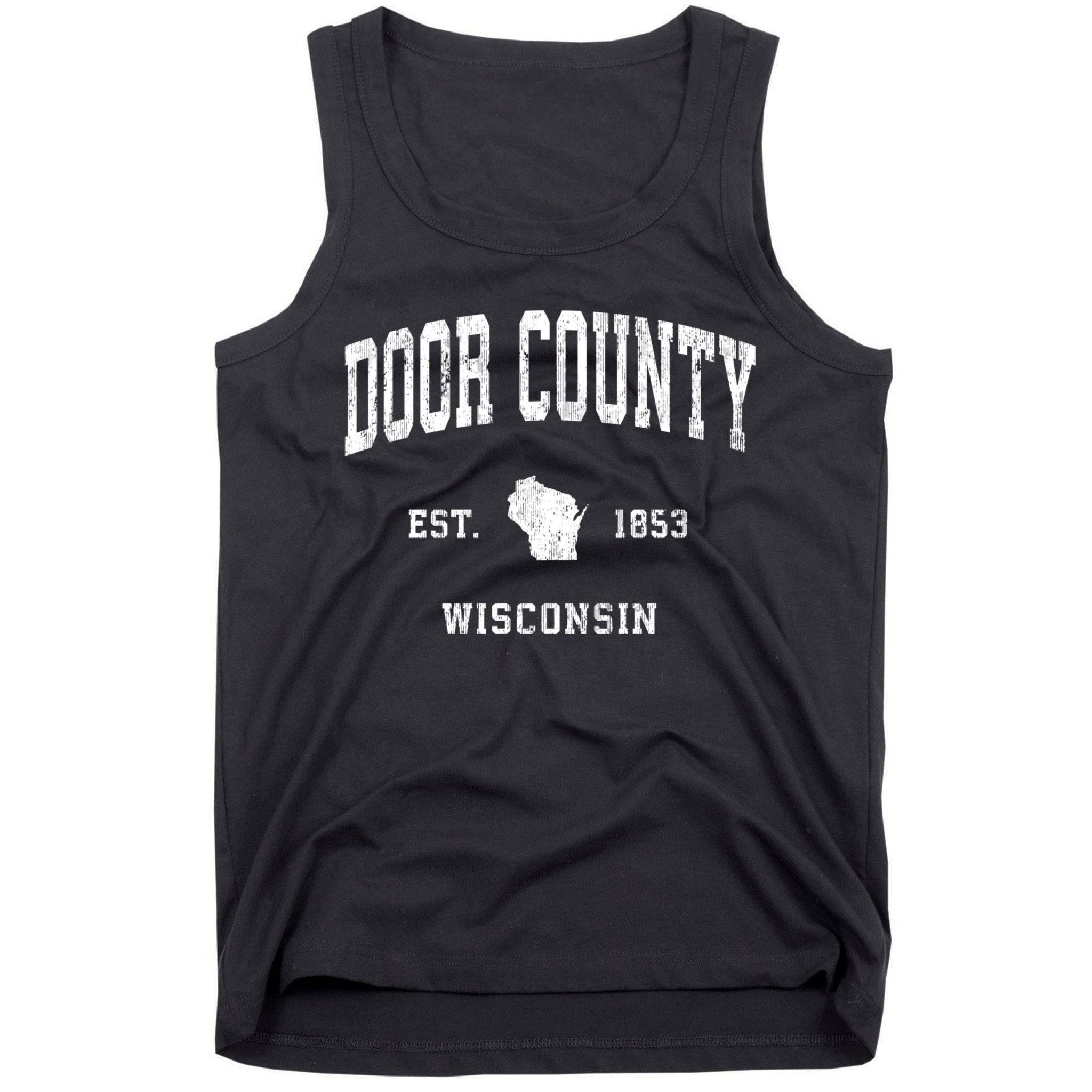 Door County Wisconsin Wi Vintage Athletic Tank Top