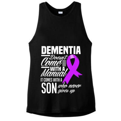 Doesn't Come With A Ual Son Detia Awareness Funny Gift Ladies PosiCharge Tri-Blend Wicking Tank