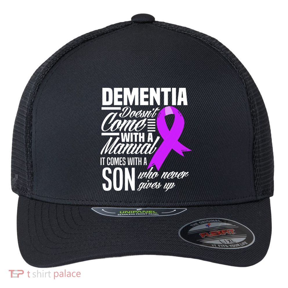 Doesn't Come With A Ual Son Detia Awareness Funny Gift Flexfit Unipanel Trucker Cap