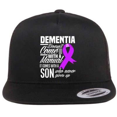 Doesn't Come With A Ual Son Detia Awareness Funny Gift Flatbill Hat