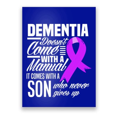 Doesn't Come With A Ual Son Detia Awareness Funny Gift Poster