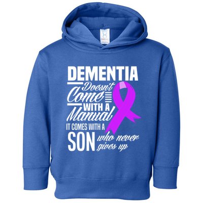 Doesn't Come With A Ual Son Detia Awareness Funny Gift Toddler Hoodie