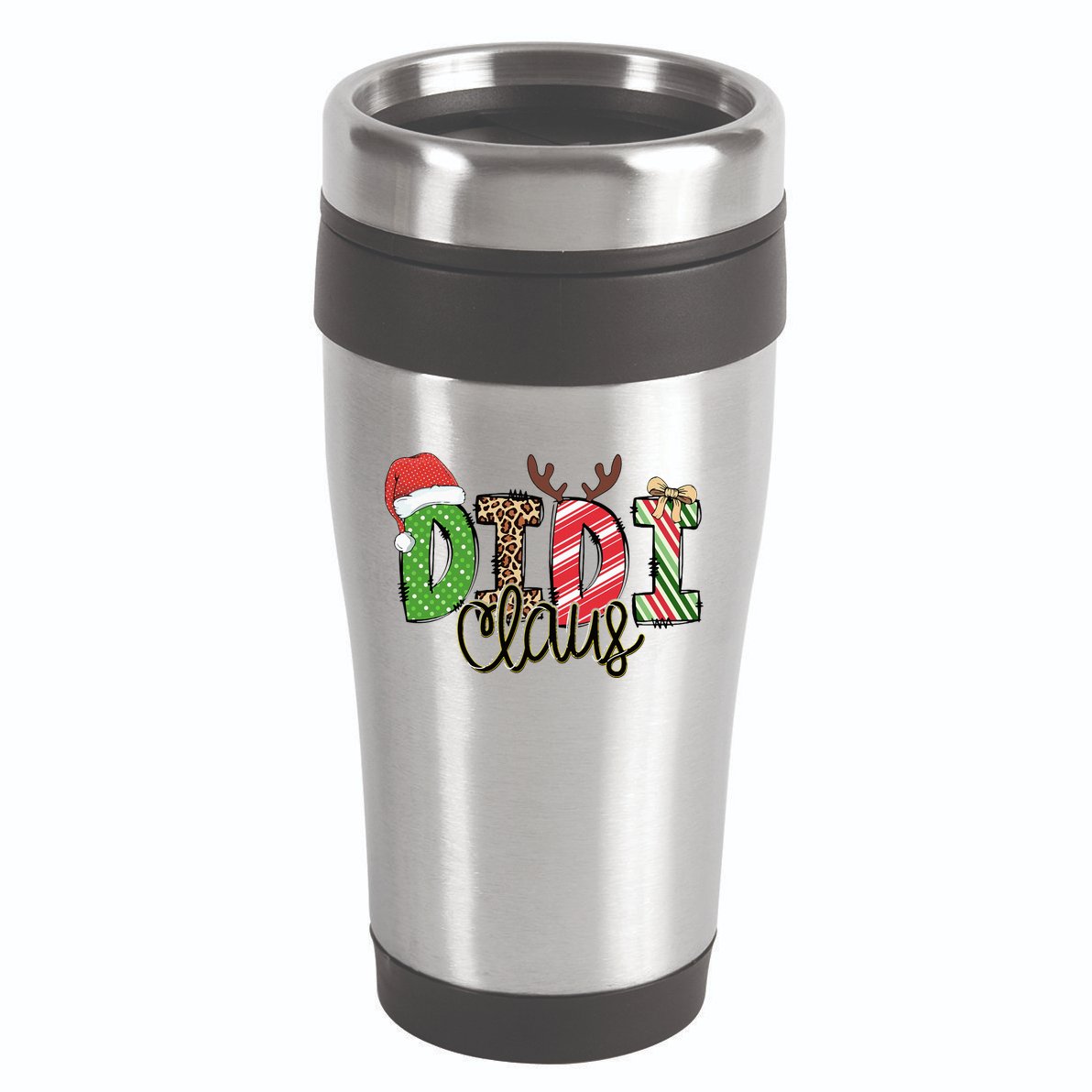 Didi Claus Xmas Happy Family New Santa Claus Christmas  16oz Travel Tumbler