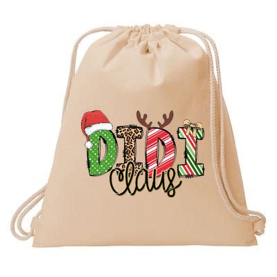 Didi Claus Xmas Happy Family New Santa Claus Christmas  Drawstring Bag