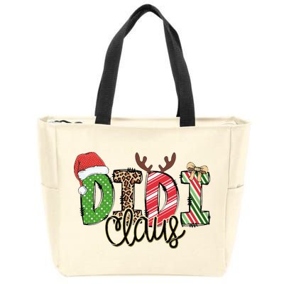 Didi Claus Xmas Happy Family New Santa Claus Christmas  Zip Tote Bag