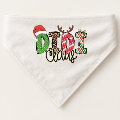 Didi Claus Xmas Happy Family New Santa Claus Christmas  USA-Made Doggie Bandana
