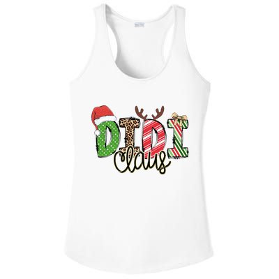 Didi Claus Xmas Happy Family New Santa Claus Christmas  Ladies PosiCharge Competitor Racerback Tank