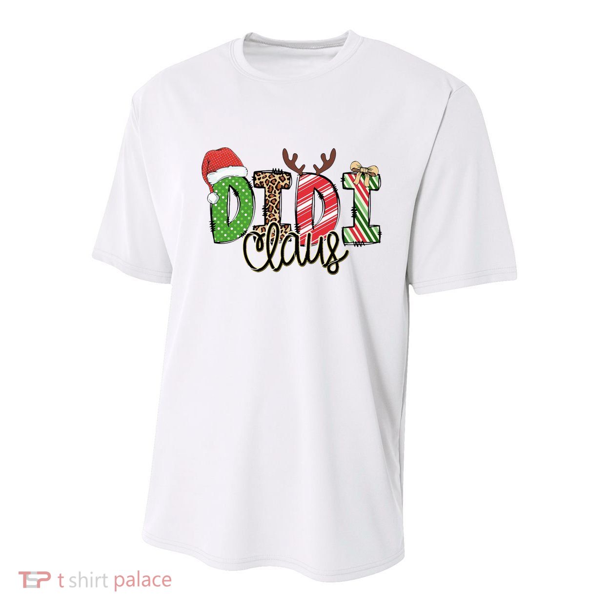 Didi Claus Xmas Happy Family New Santa Claus Christmas  Youth Performance Sprint T-Shirt