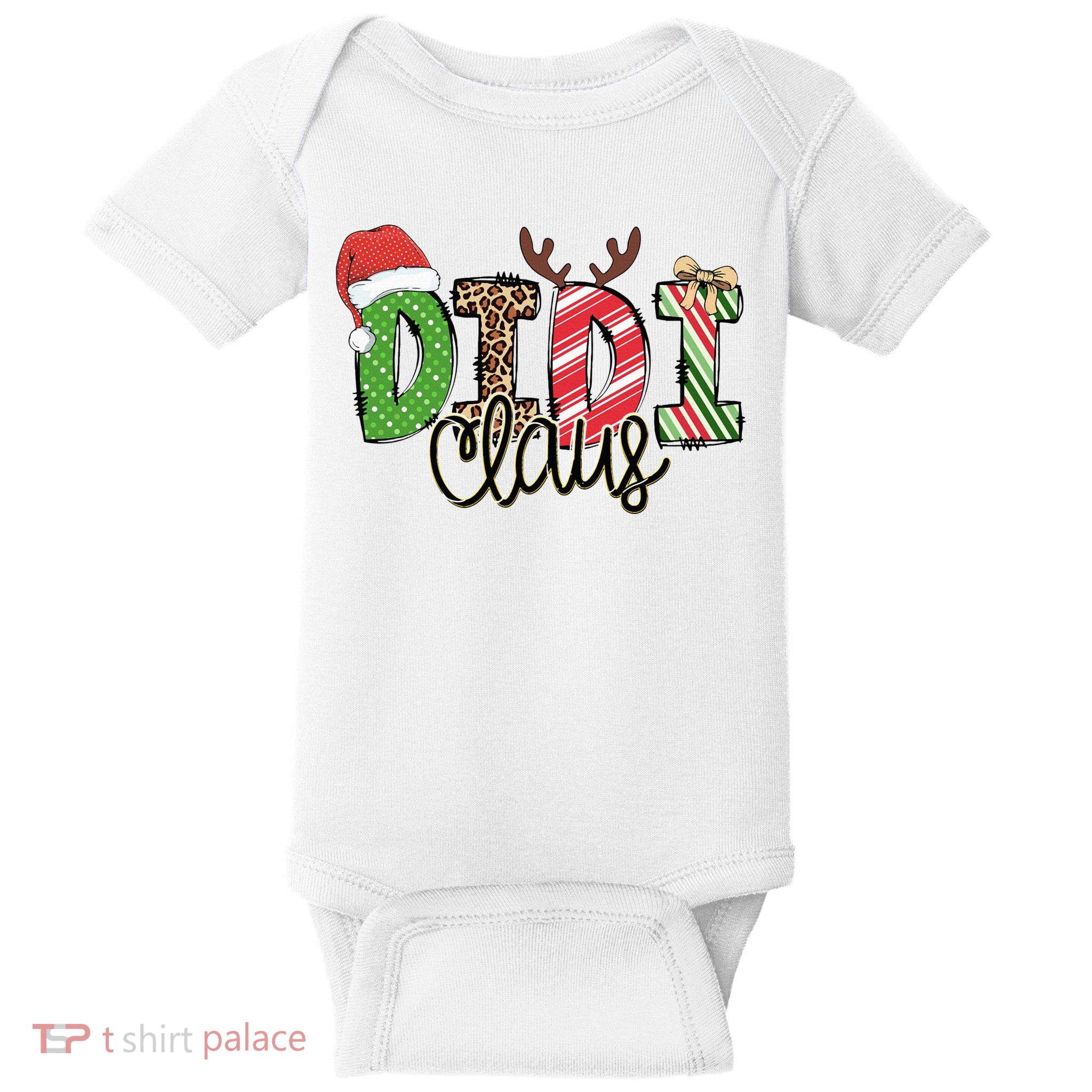 Didi Claus Xmas Happy Family New Santa Claus Christmas  Baby Bodysuit