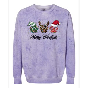 Dog Christmas Xmas Holiday Season Dog Lover Colorblast Crewneck Sweatshirt