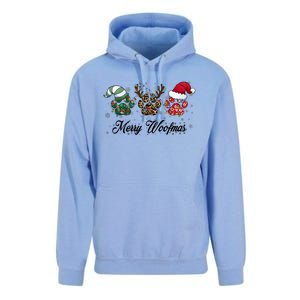 Dog Christmas Xmas Holiday Season Dog Lover Unisex Surf Hoodie