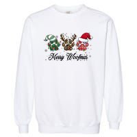 Dog Christmas Xmas Holiday Season Dog Lover Garment-Dyed Sweatshirt